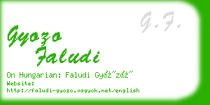 gyozo faludi business card